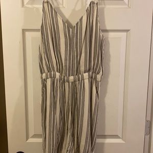 Striped Romper - LONG/TALL